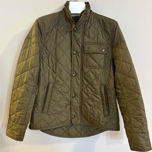 Women’s Ralph Lauren Quilted Barn Jacket in Olive, Size S